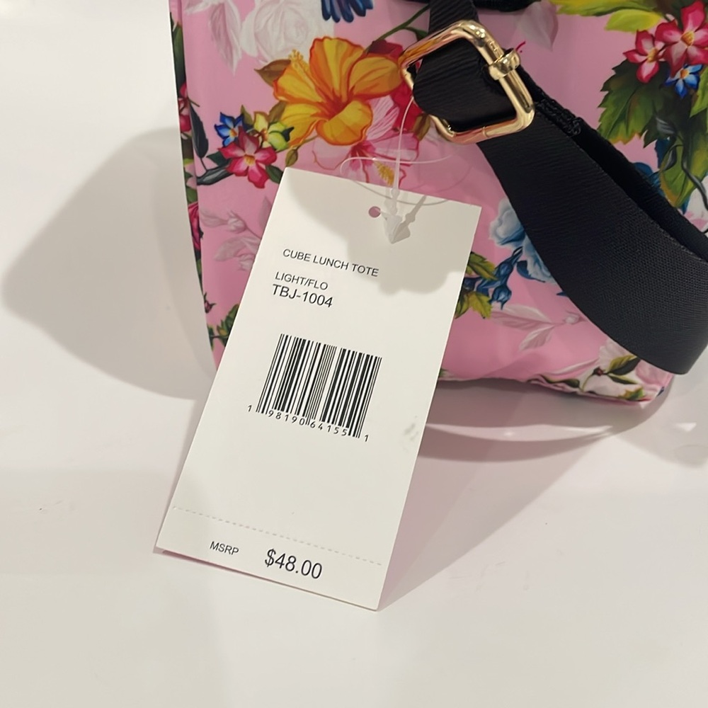 NWT Betsy Johnson Insulated Cube Lunch Tote - Picture 6 of 9
